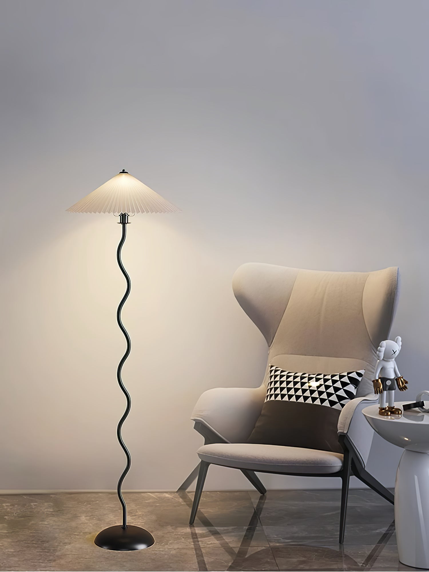 Squiggle Floor Lamp - Cueteks