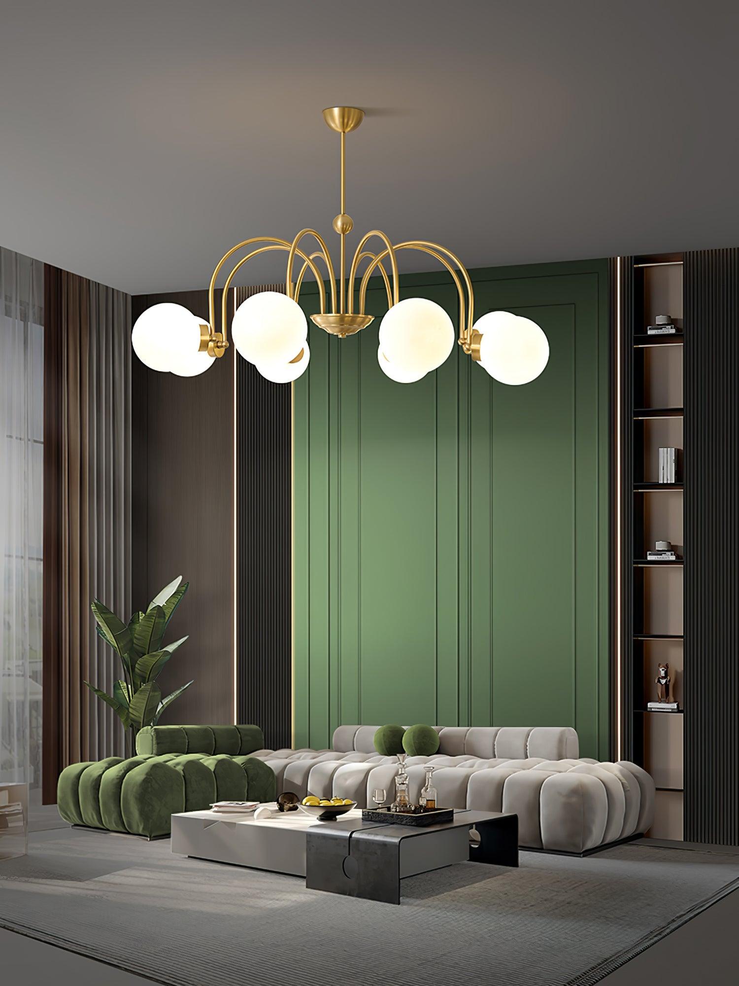 Yisu Brass Chandelier - Cueteks