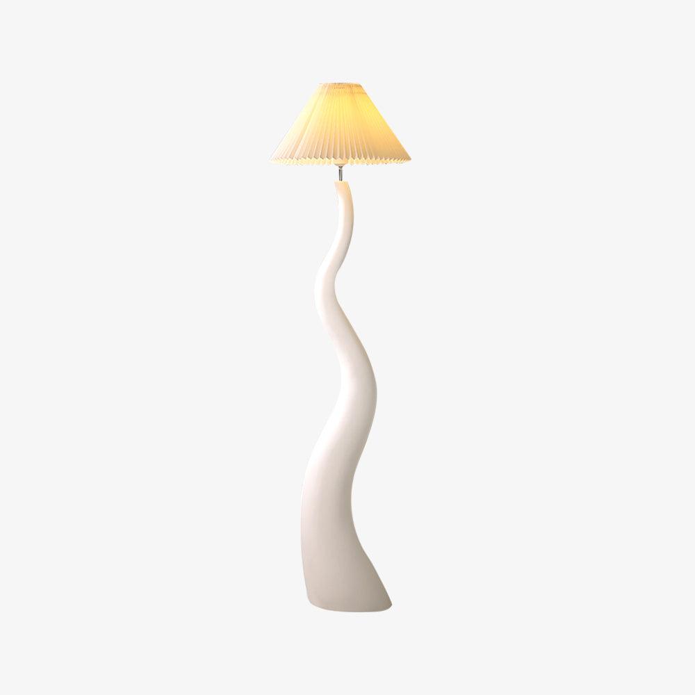 Twisted Pleated Floor Lamp - Cueteks