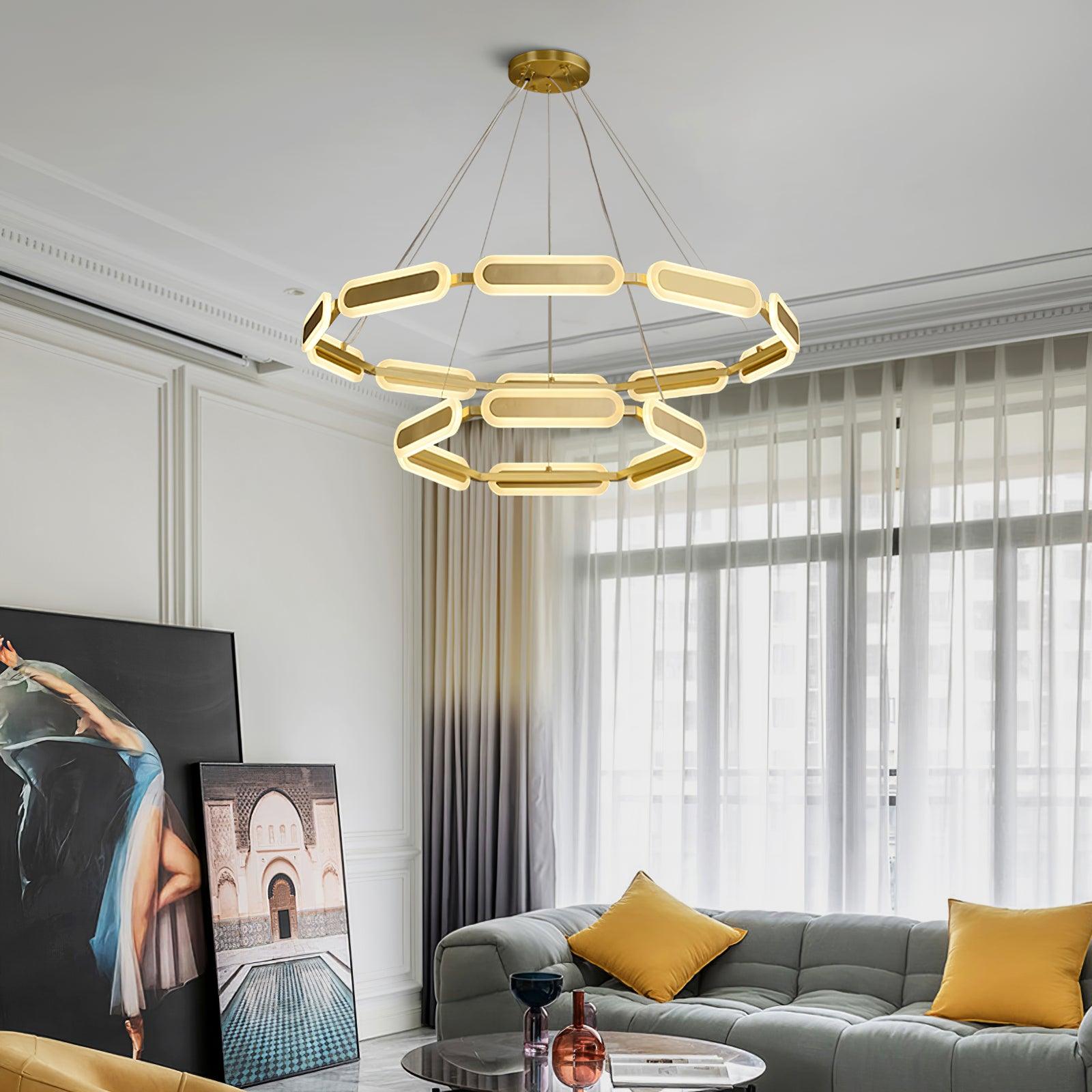 Swirl Chandelier - Cueteks