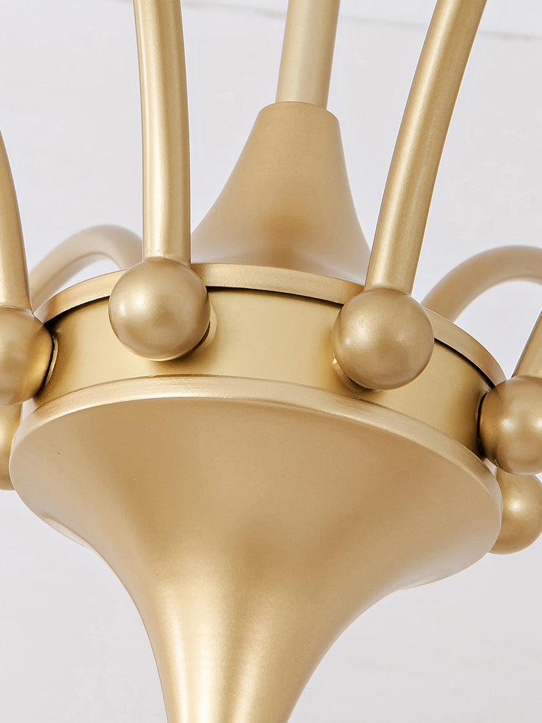 Sculptural Glass Chandelier - Cueteks