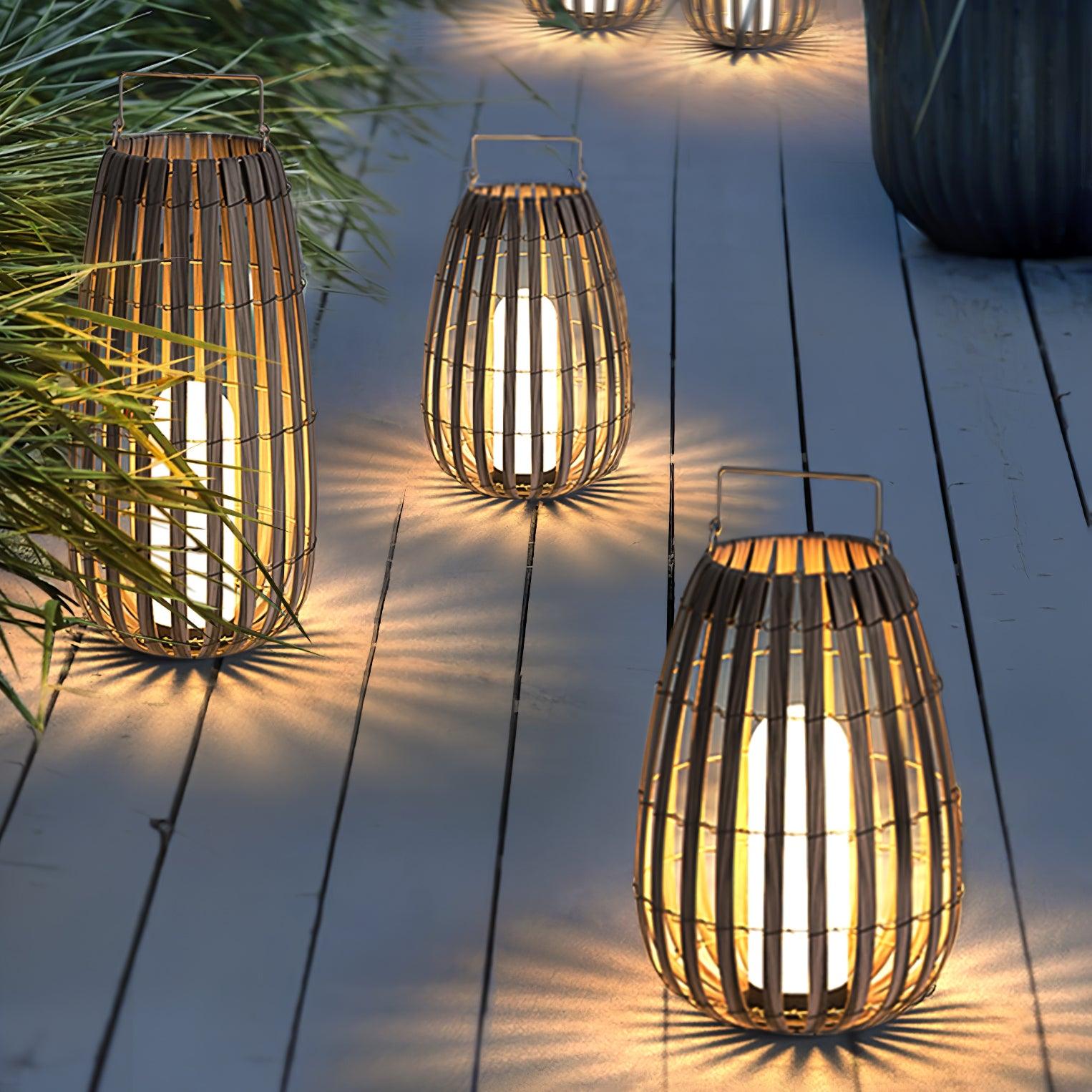 Tropic Braid Lantern Outdoor Lamp - Cueteks