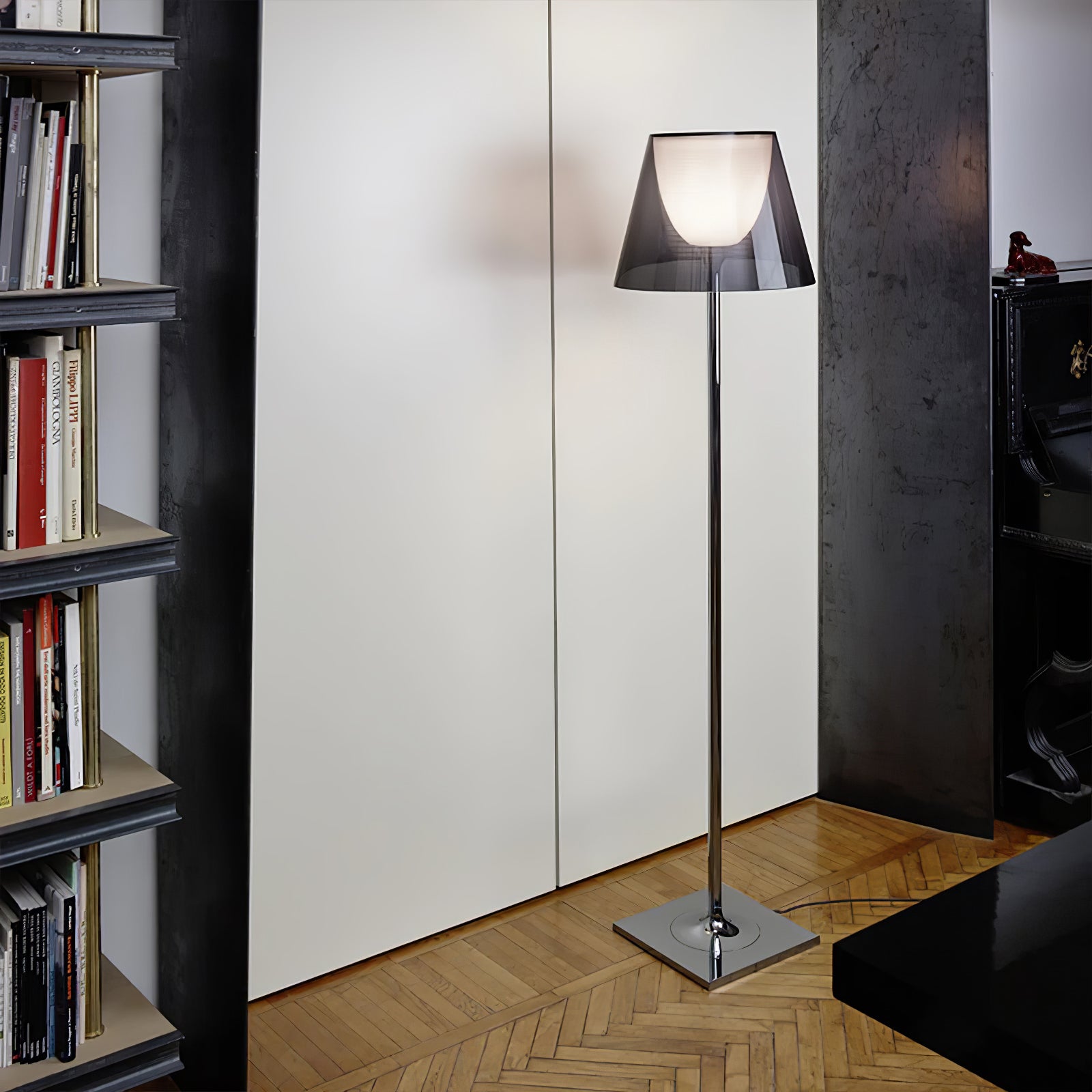 Chrome Prism Floor Lamp - Cueteks