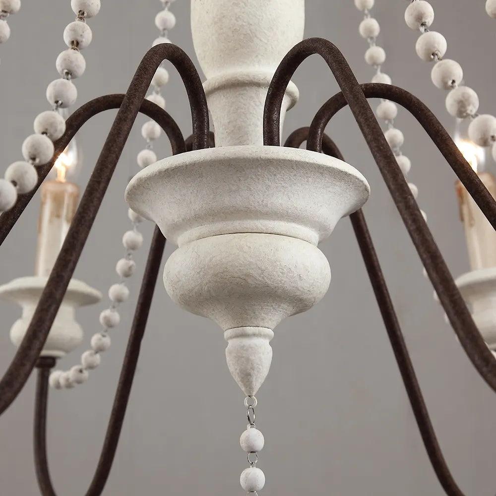 Candle Style Beaded Chandelier - Cueteks