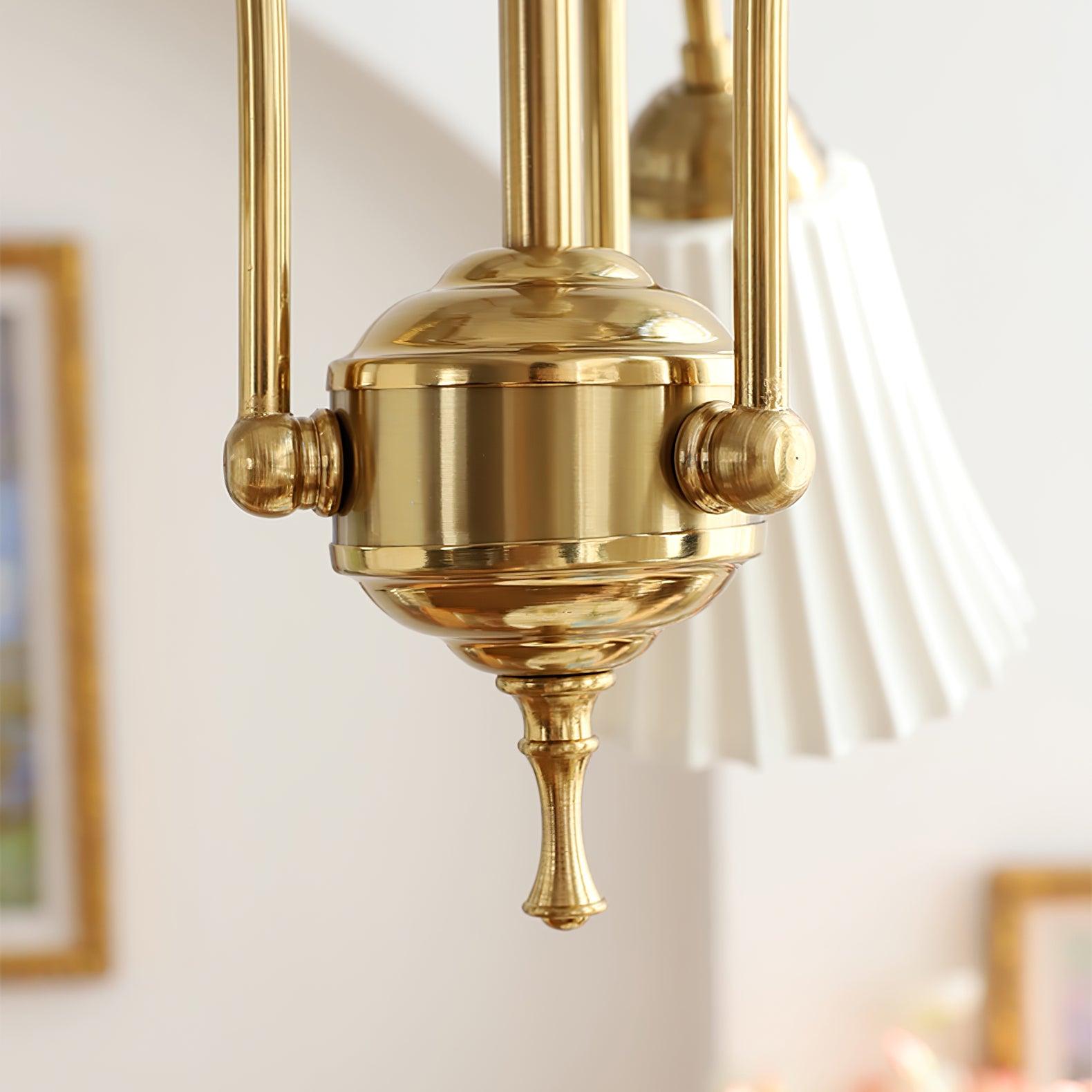 Medieval Ceramic Trumpet Chandelier - Cueteks