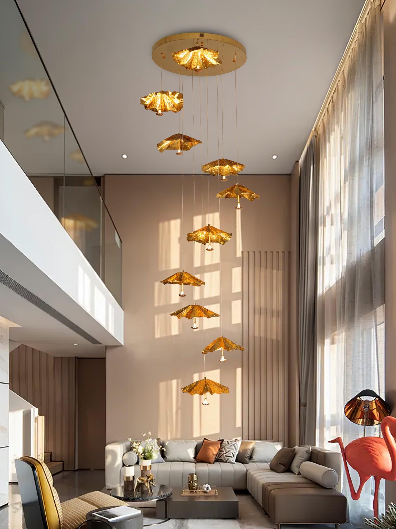 Livra Leaf Chandelier - Cueteks