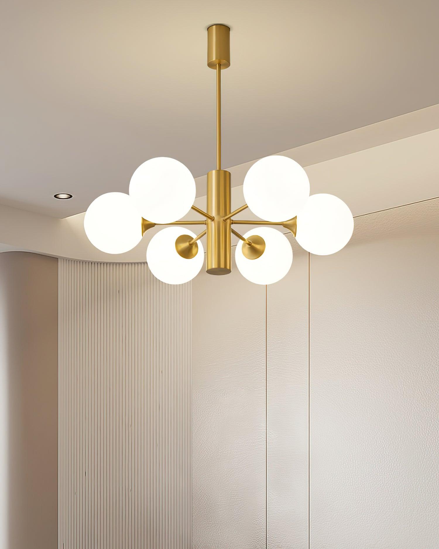 Stella Brass Chandelier - Cueteks