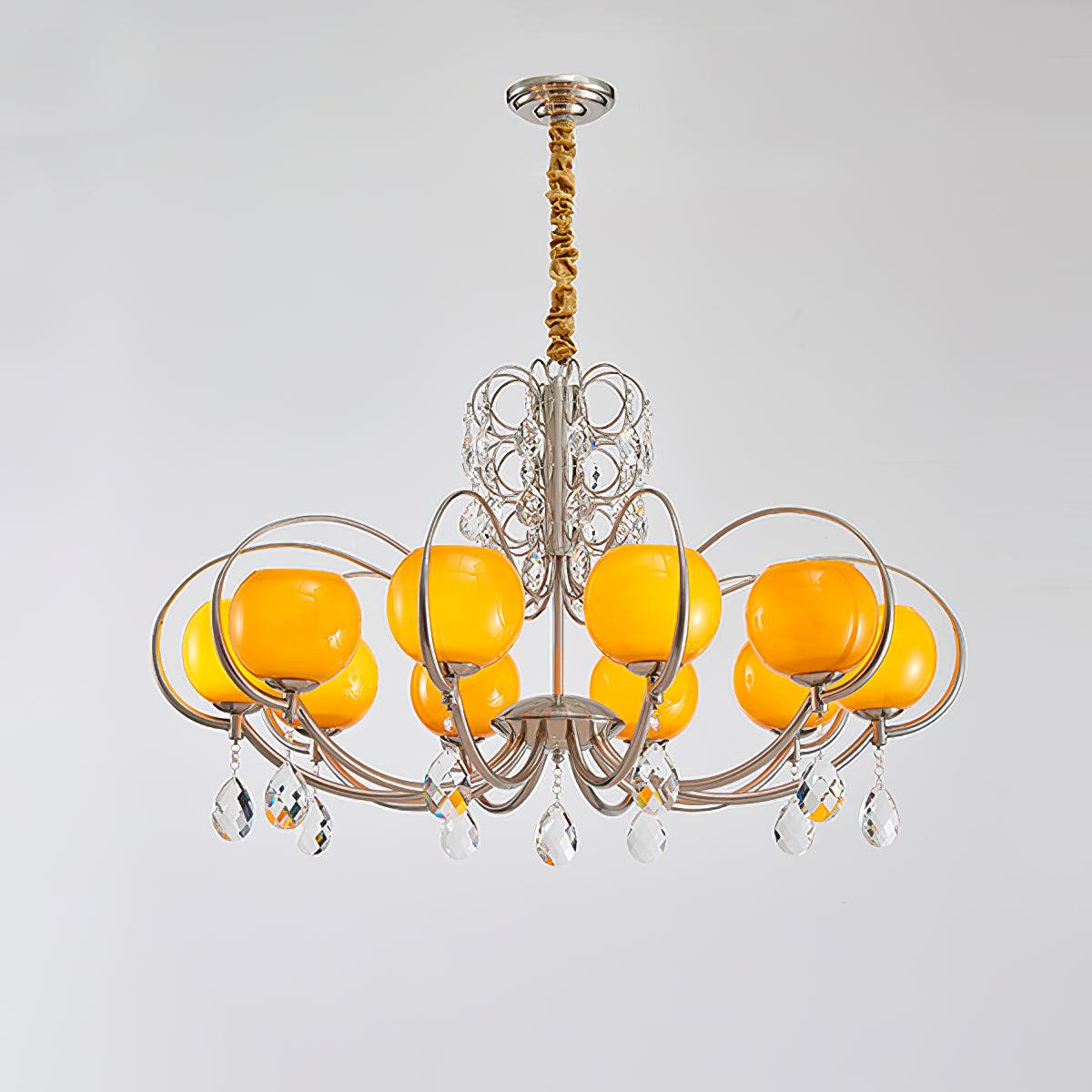 Doria Crystal Chandelier - Cueteks