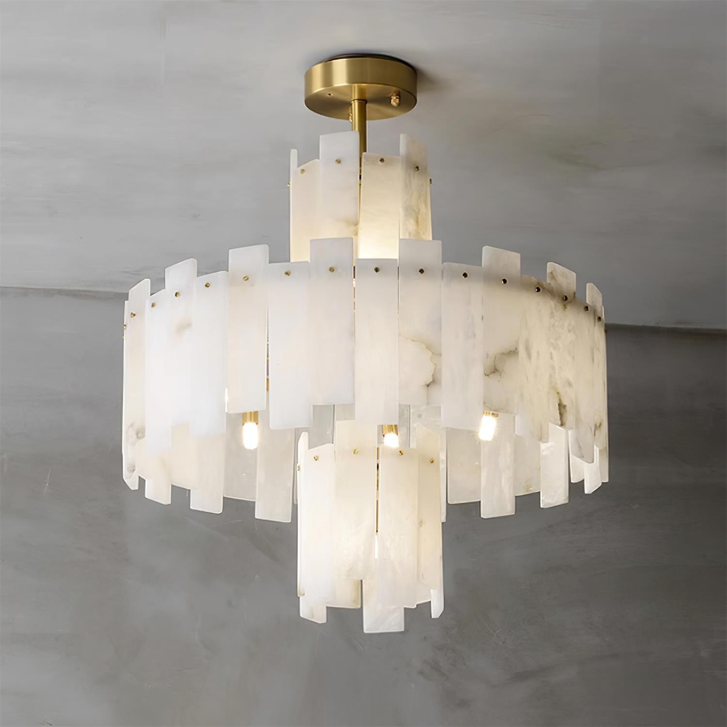 Regina Alabaster Chandelier - Cueteks