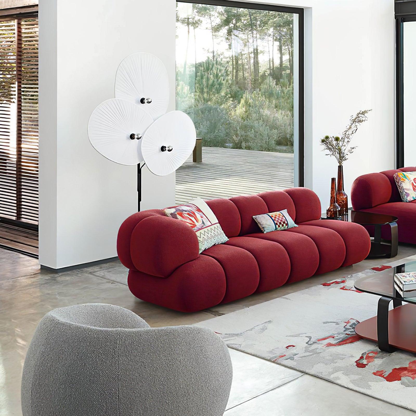 Triple Floral Floor Lamp - Cueteks