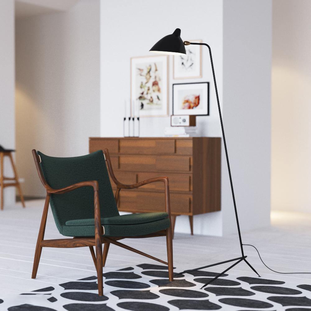 Serge Mouille Floor Lamp - Cueteks