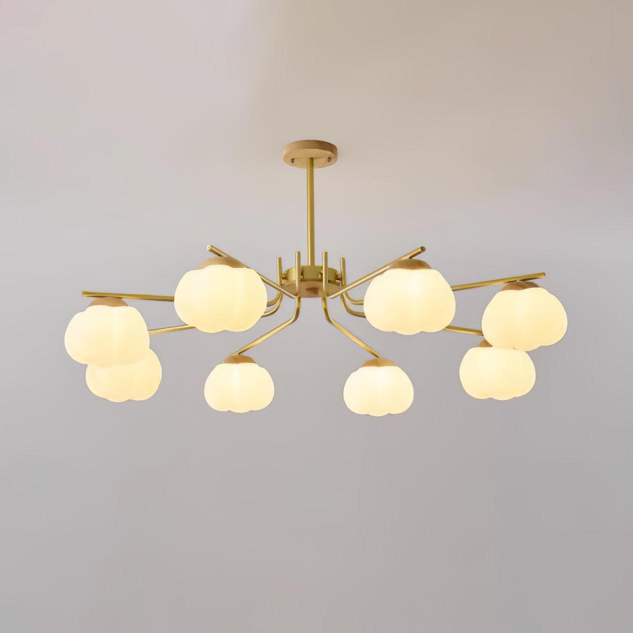 Plastic Cotton Balls Chandelier - Cueteks