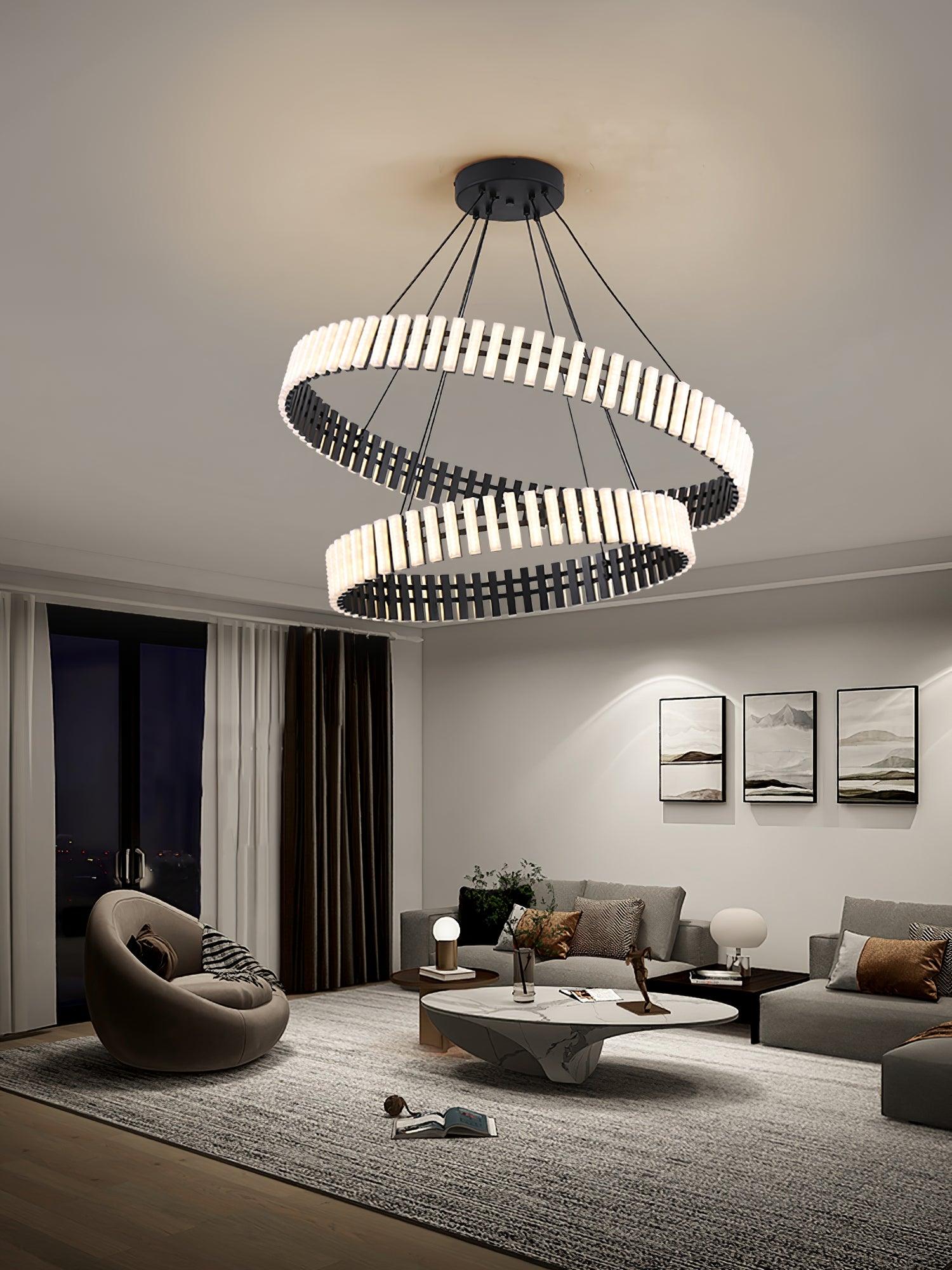 Hanging LED Chandelier - Cueteks