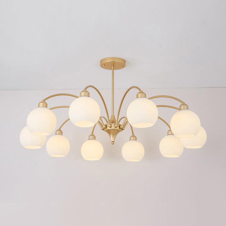 Sculptural Glass Chandelier - Cueteks