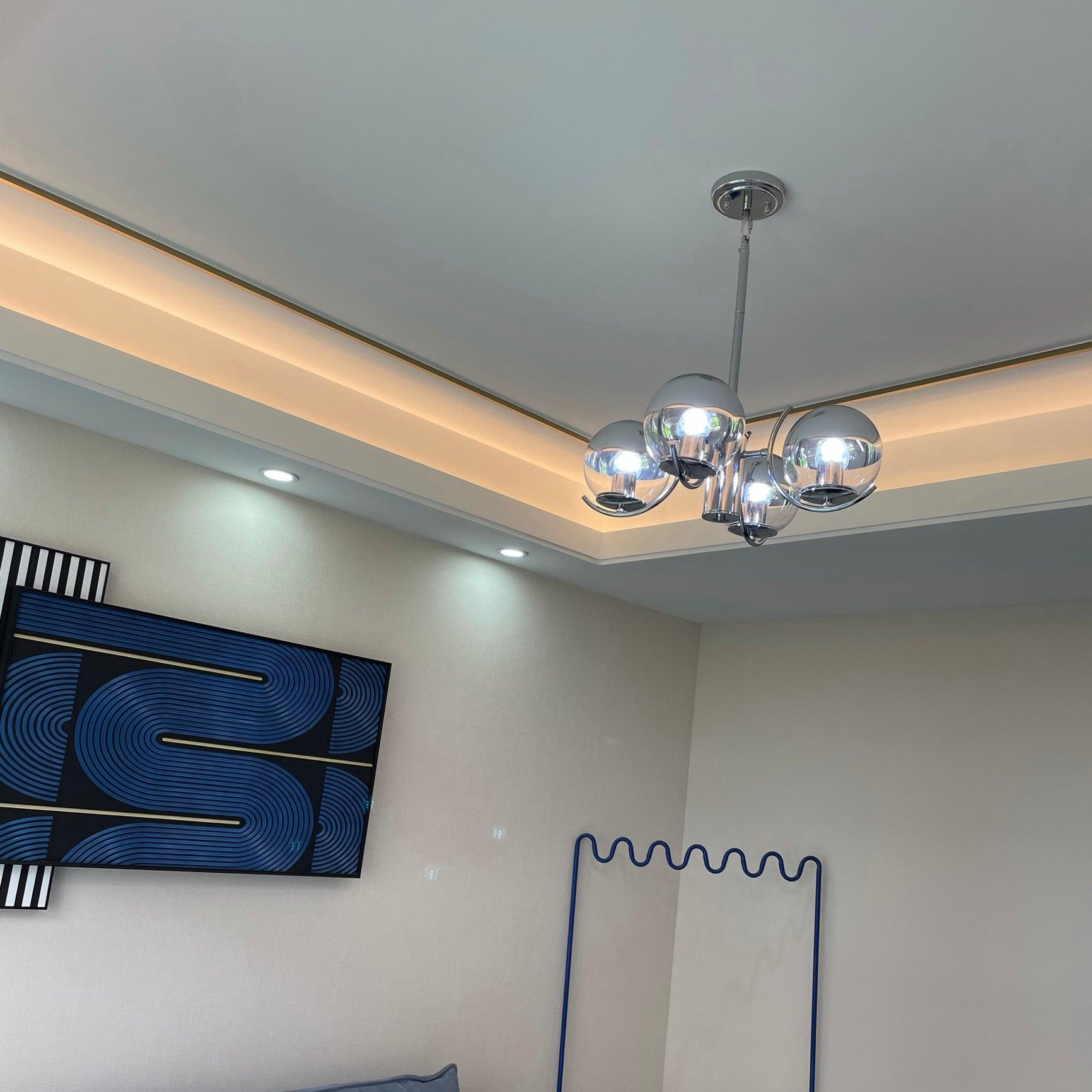 Space Ball Chandelier - Cueteks