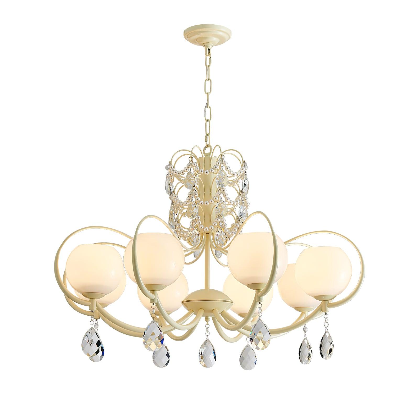 Doria Crystal Chandelier - Cueteks