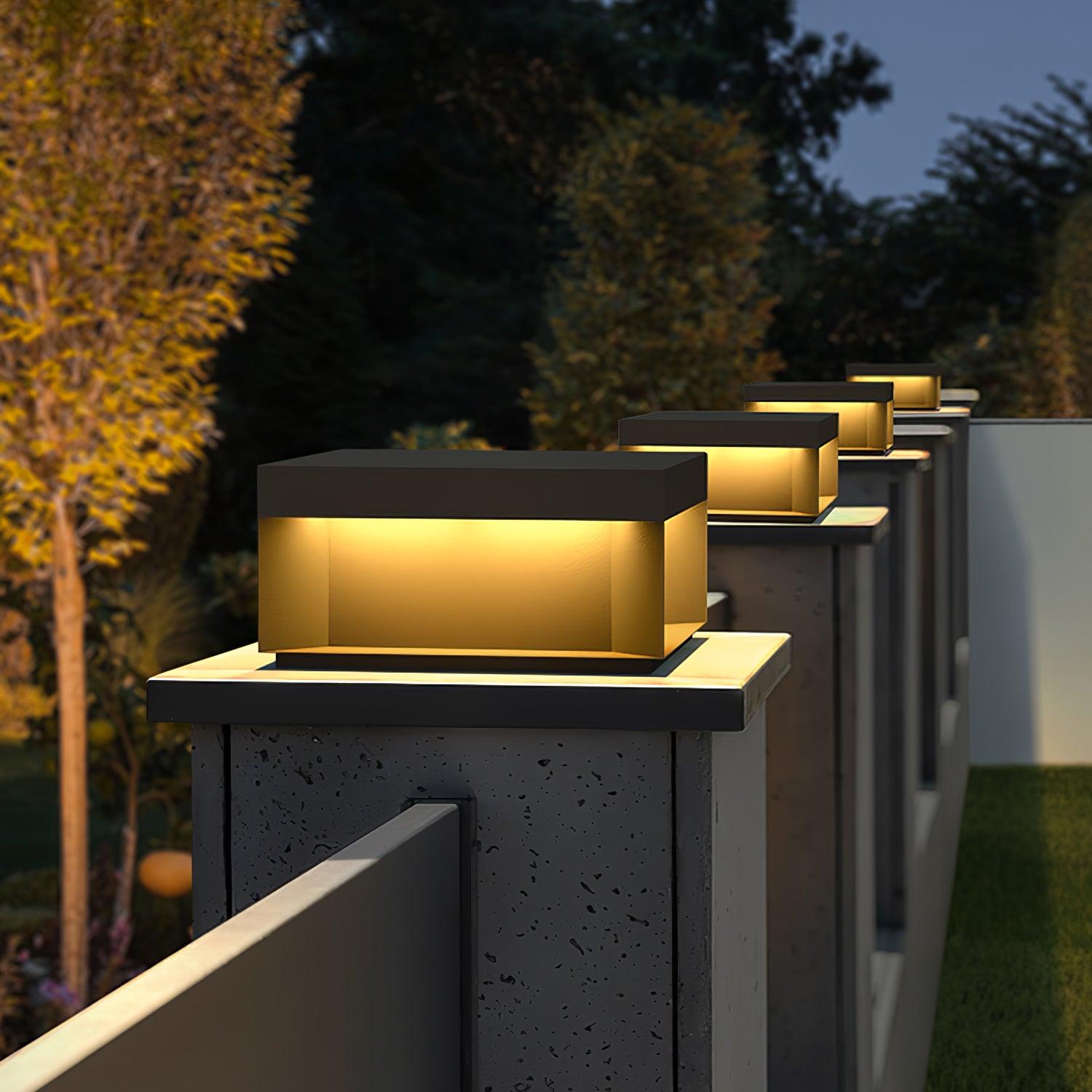Black Box Outdoor Post Light - Cueteks