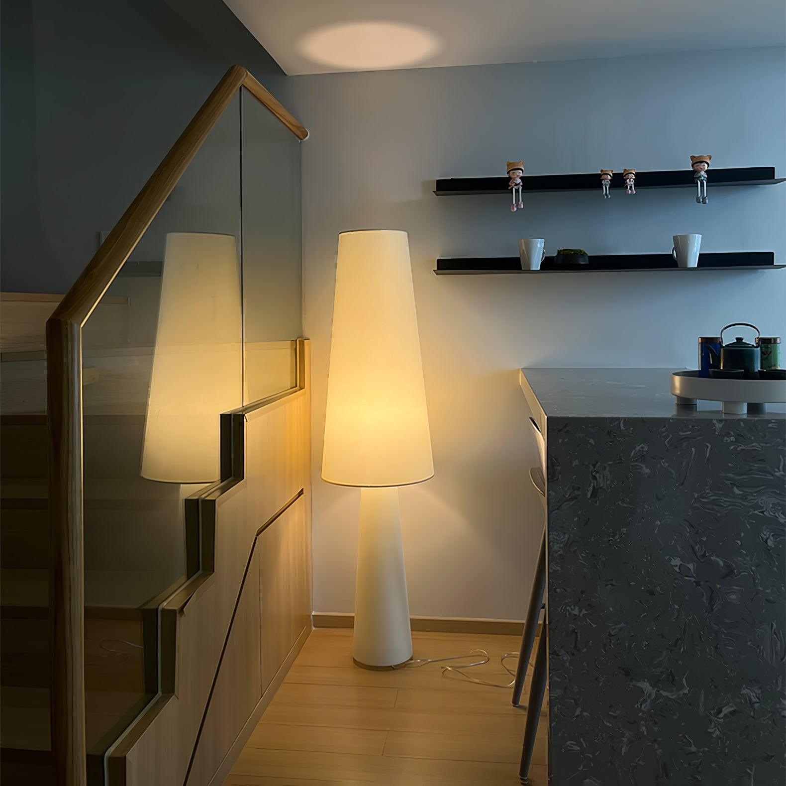 Column Fabric Floor Lamp - Cueteks