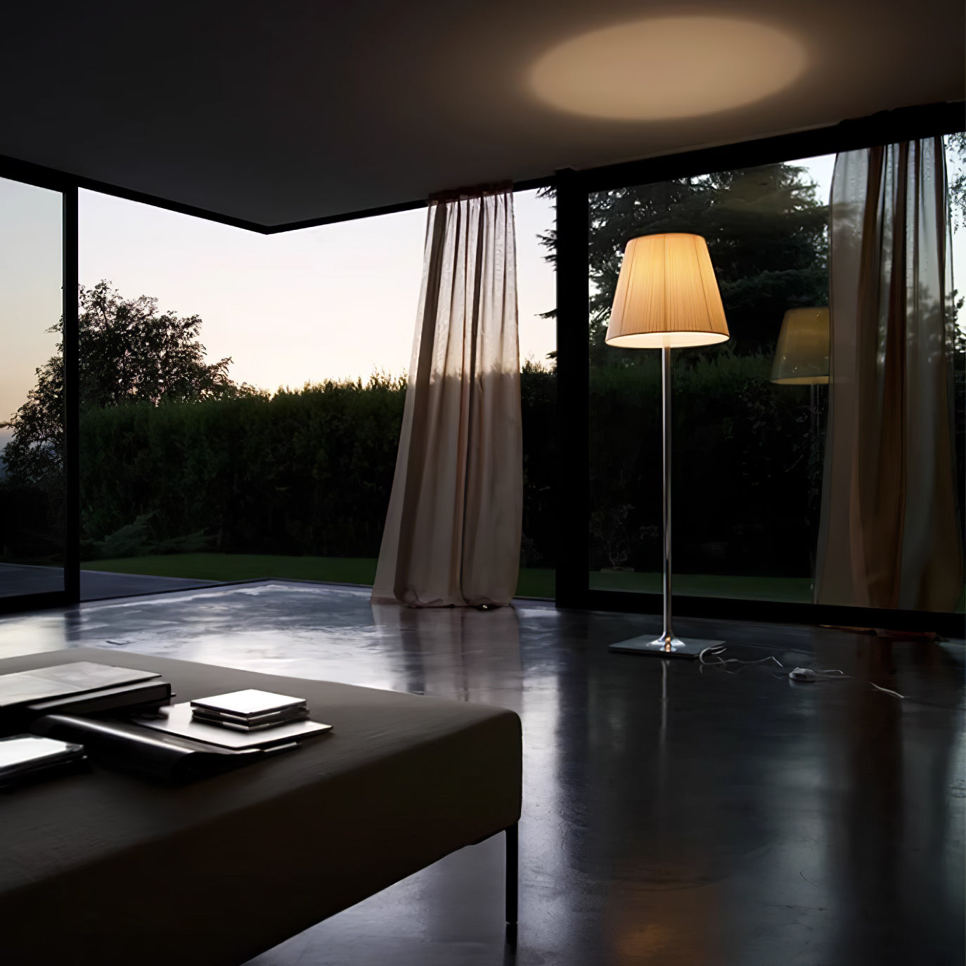 Chrome Prism Floor Lamp - Cueteks