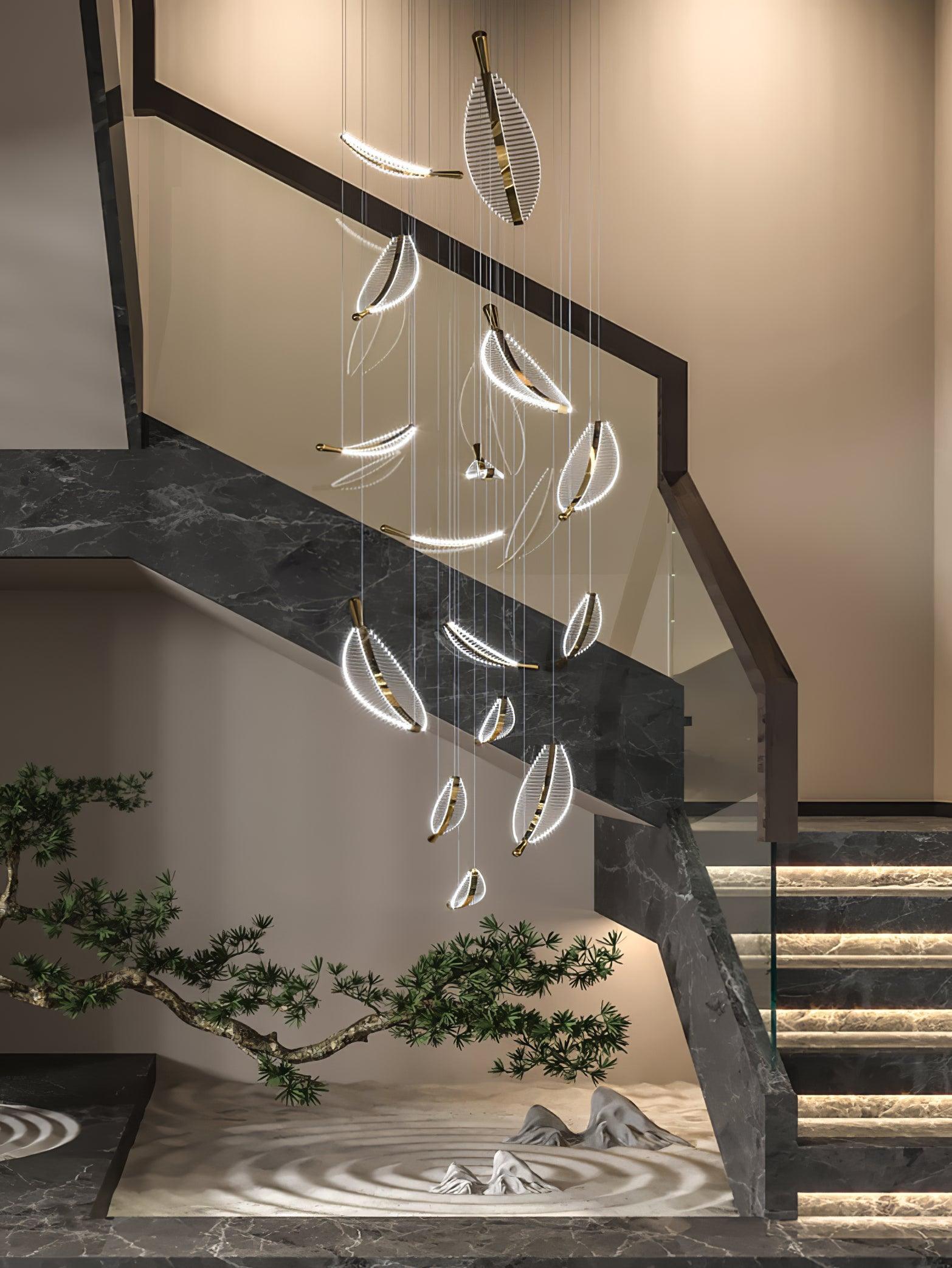 Leaf LED Chandelier - Cueteks