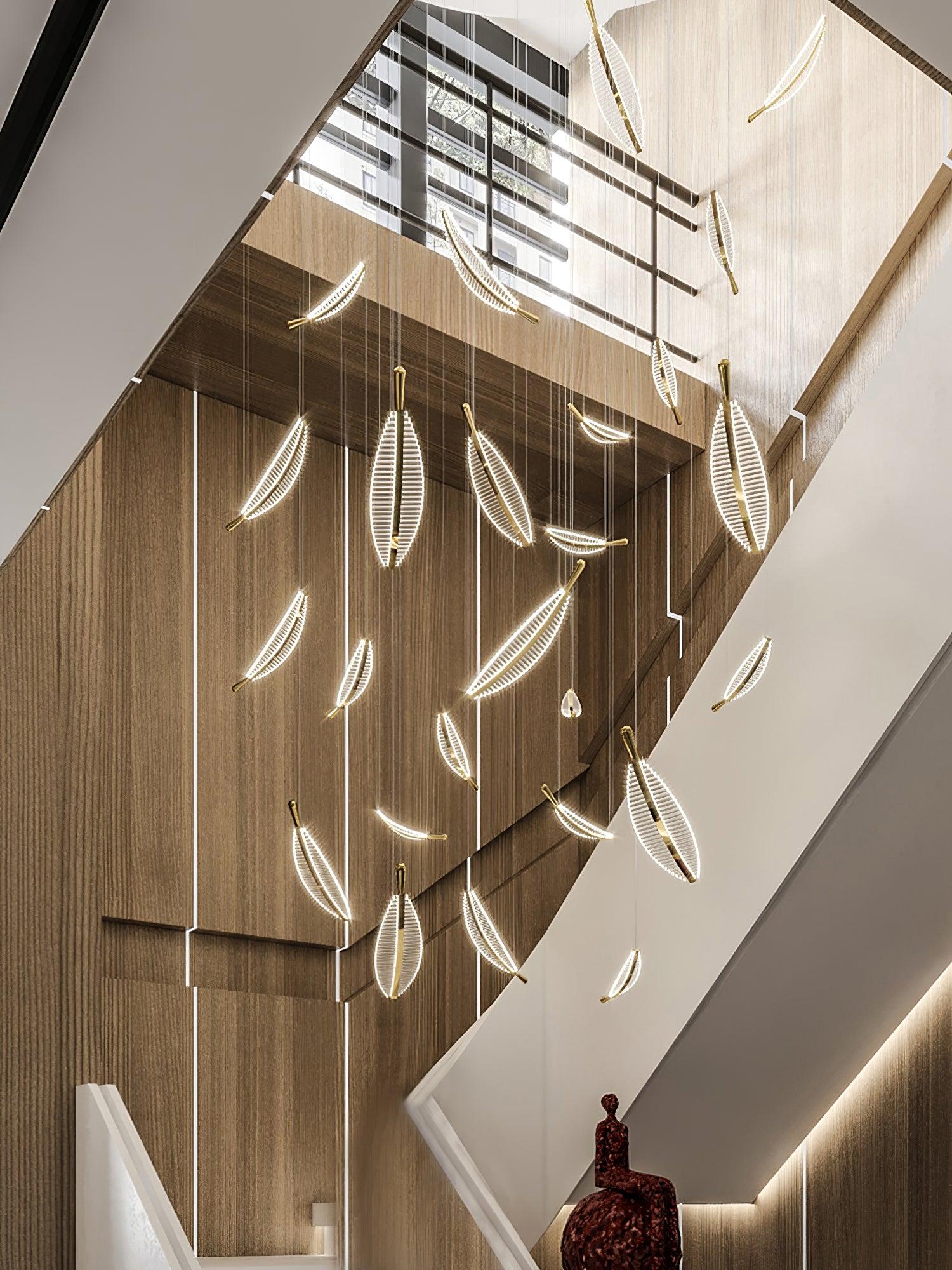 Leaf LED Chandelier - Cueteks