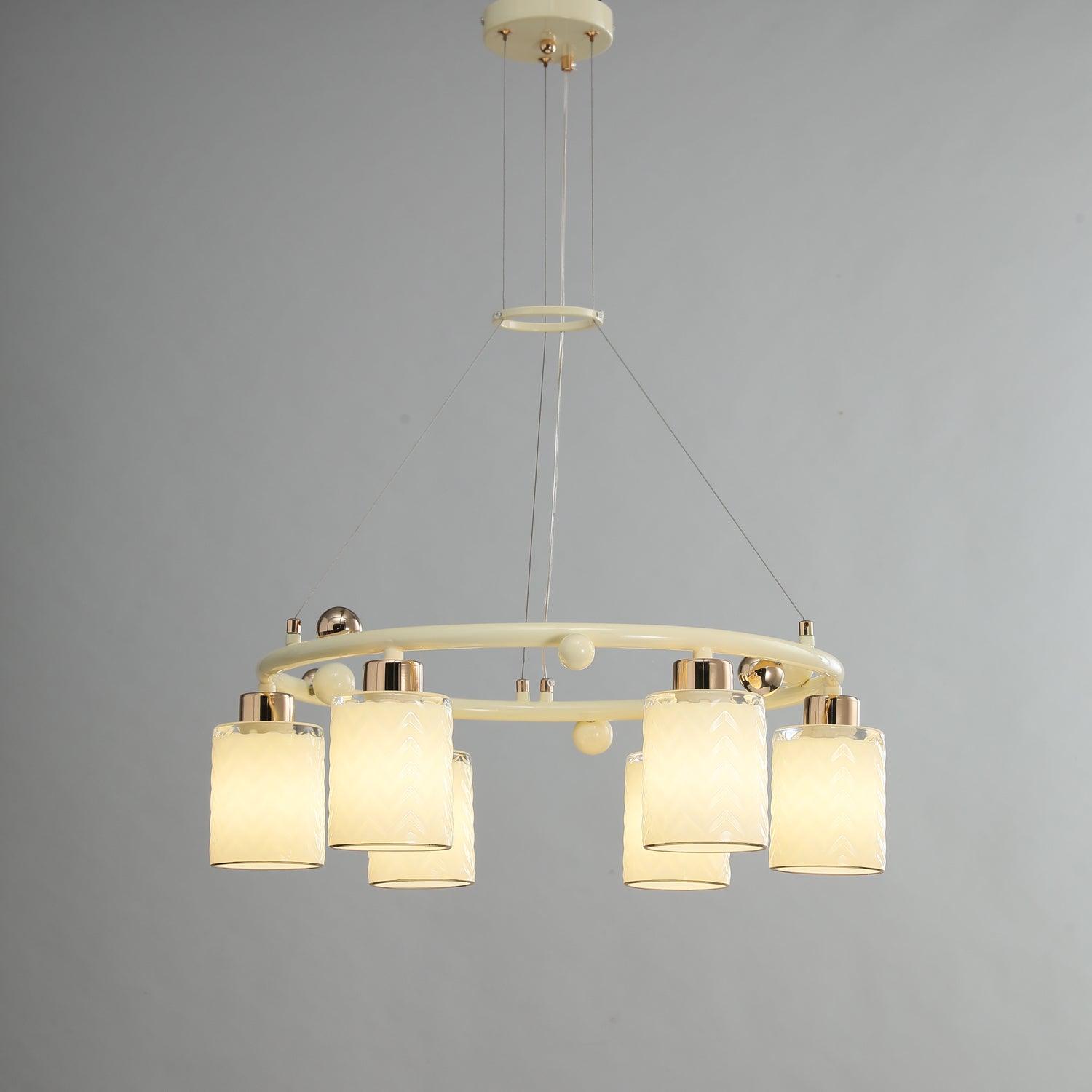 Ring Glass Cup Chandelier - Cueteks