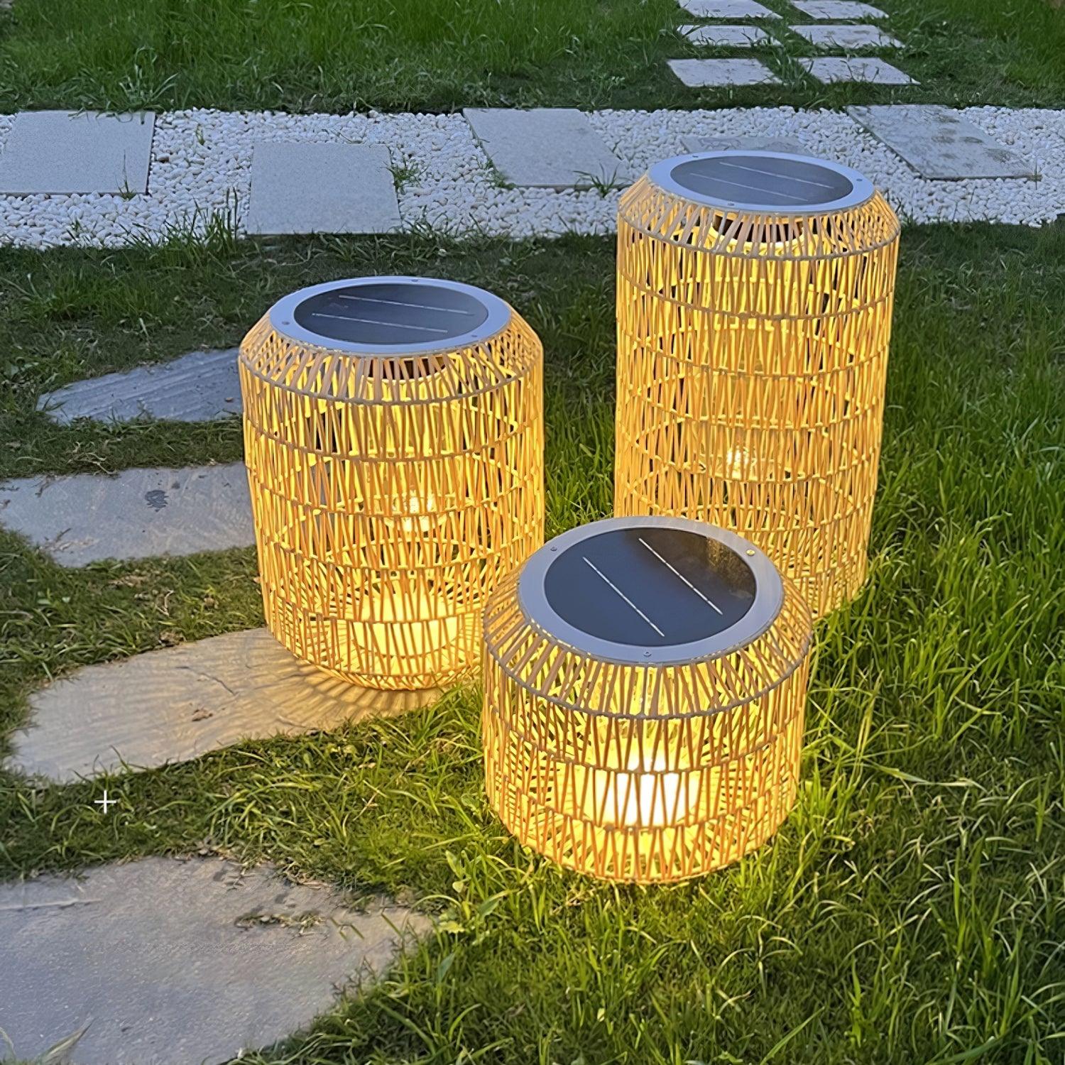 Woven Rattan Outdoor Lamp - Cueteks