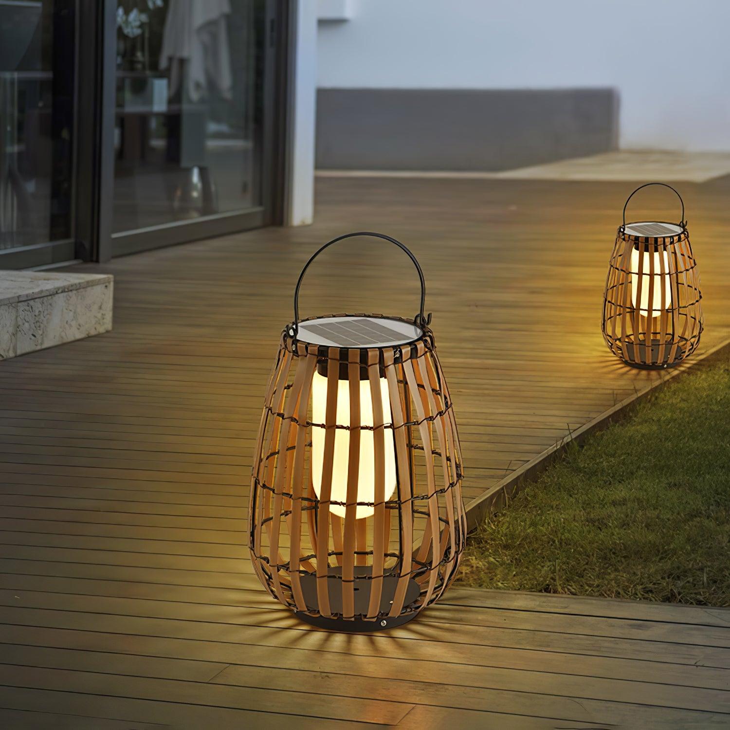Tropic Braid Lantern Outdoor Lamp - Cueteks