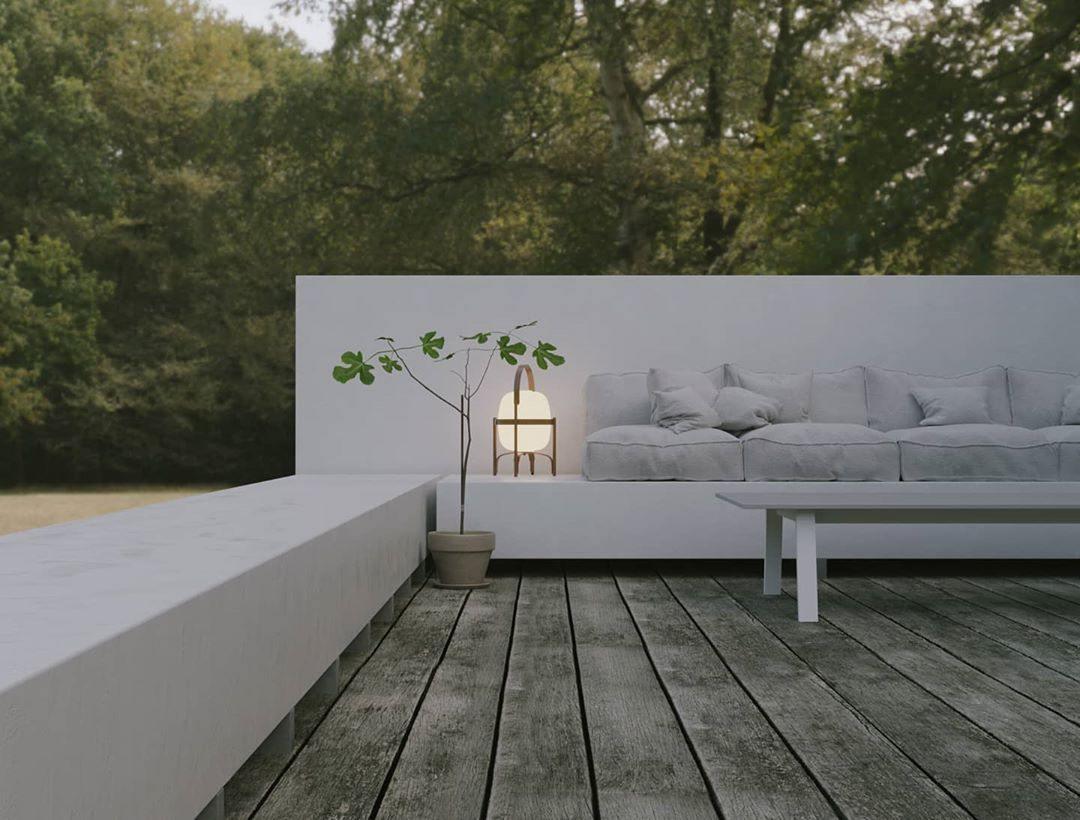 Portable Lantern Glass Table Lamp - Cueteks