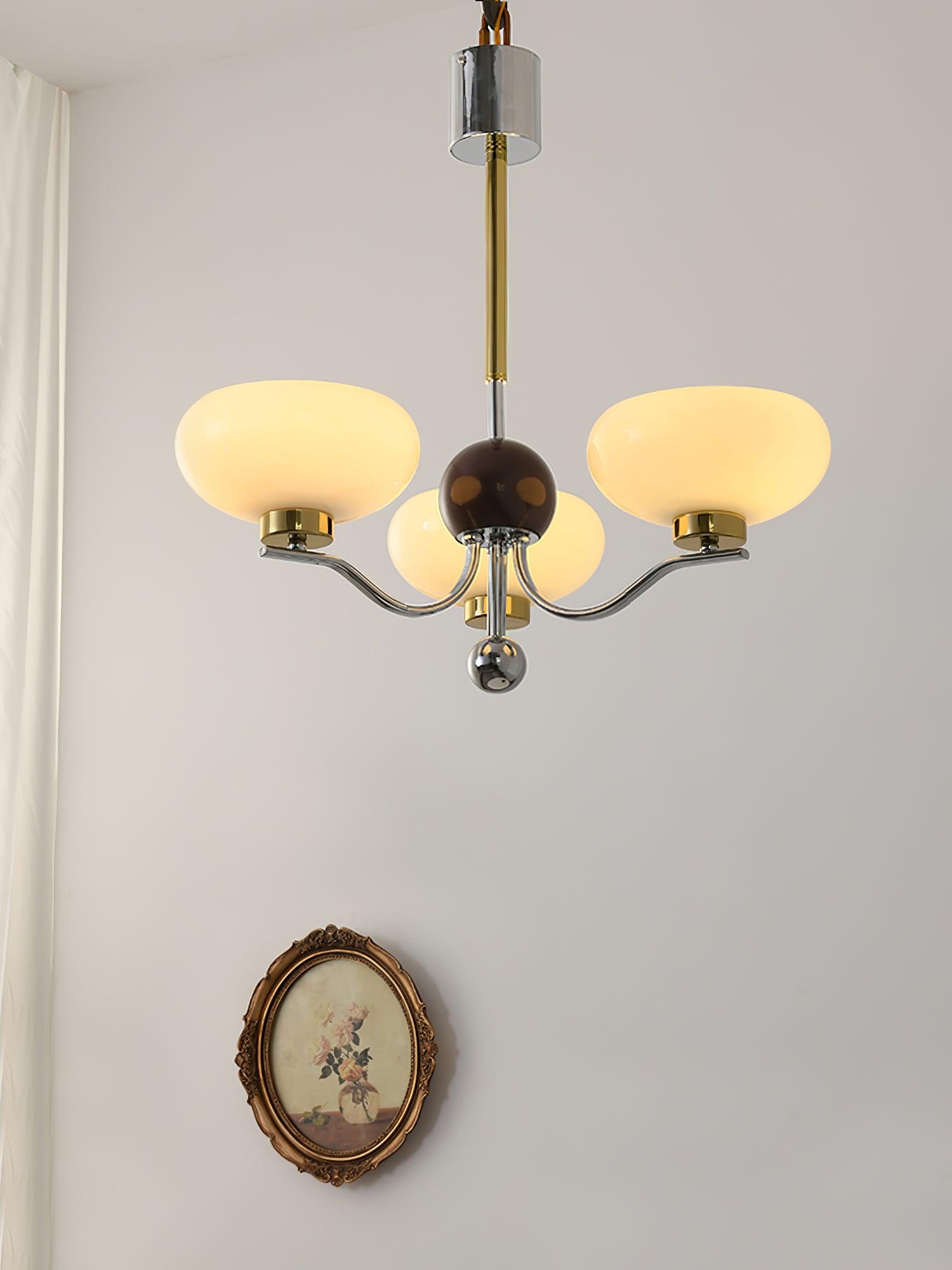 Medieval Glass Bowl Chandelier - Cueteks