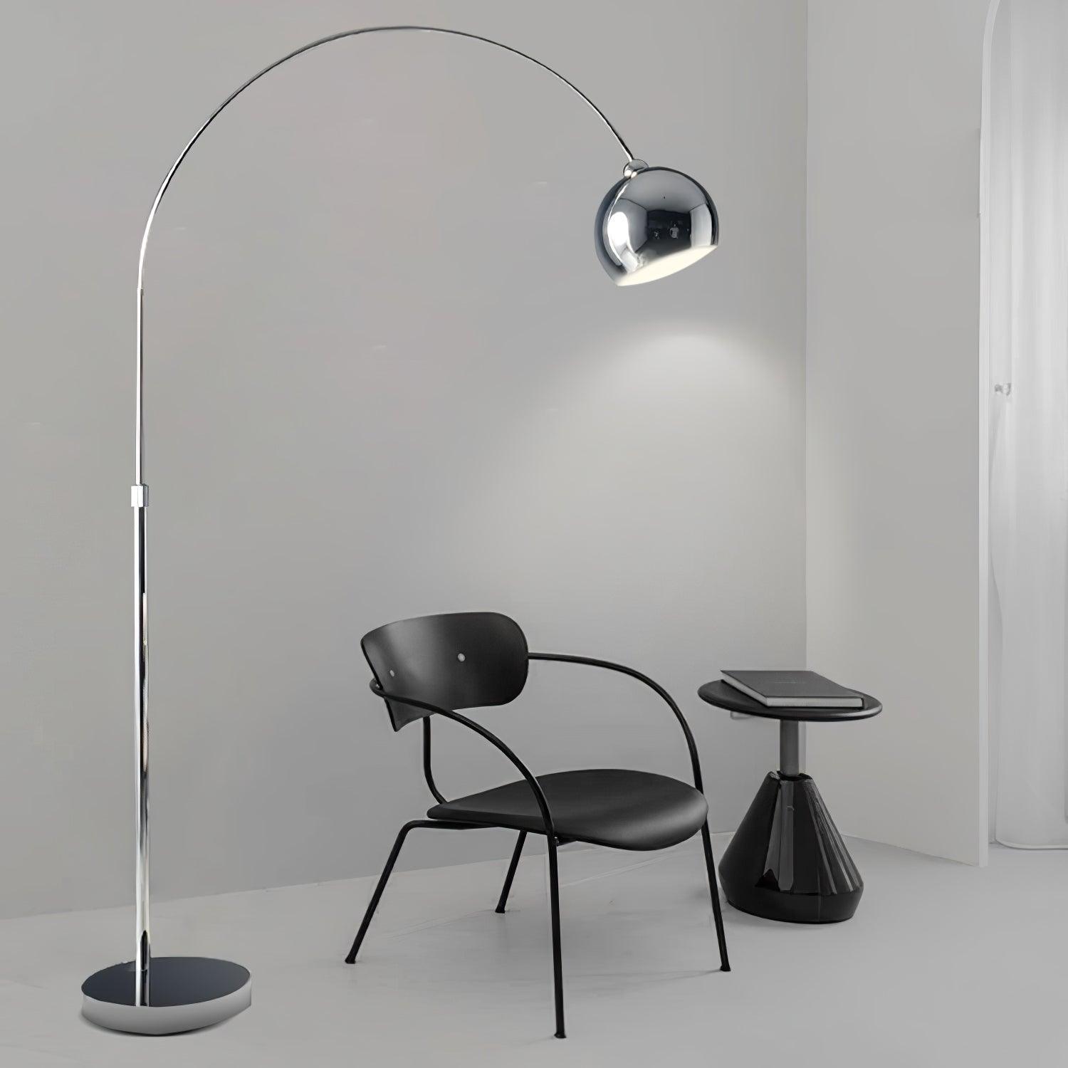 Angler floor lamp