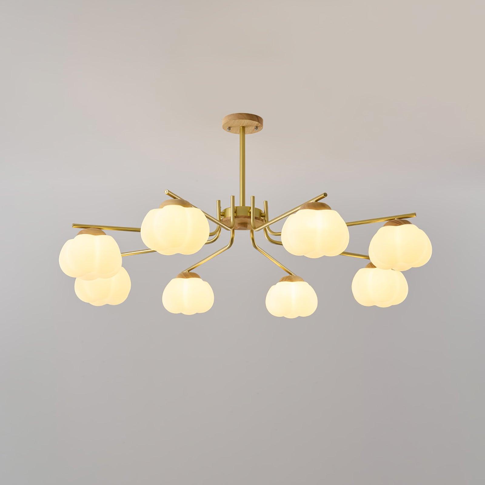 Plastic Cotton Balls Chandelier - Cueteks