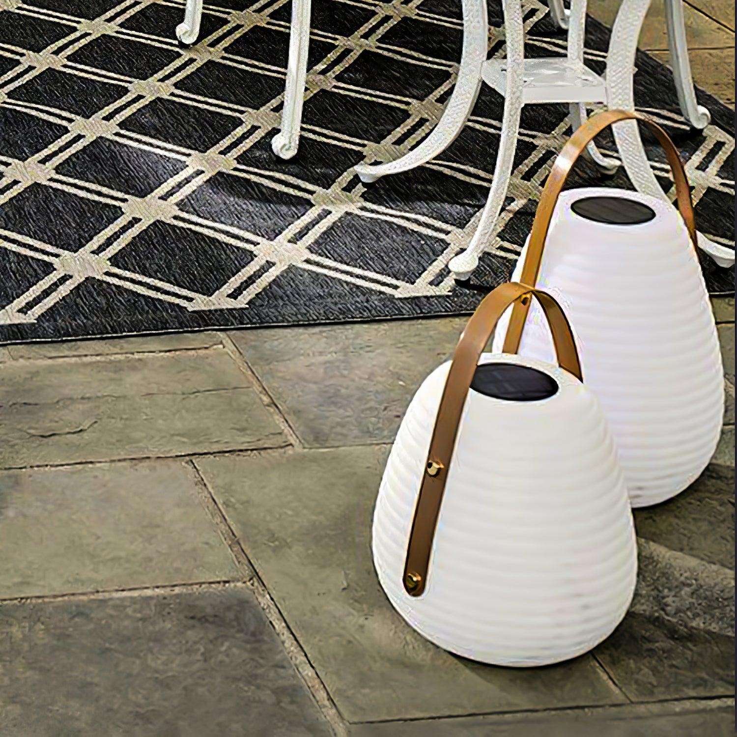 Beehive Solar Lantern Outdoor Lamp - Cueteks
