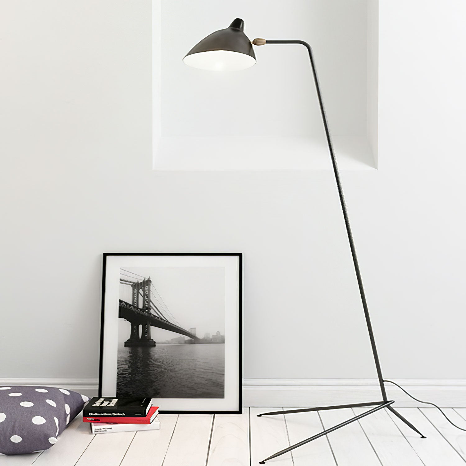 Serge Mouille Floor Lamp - Cueteks