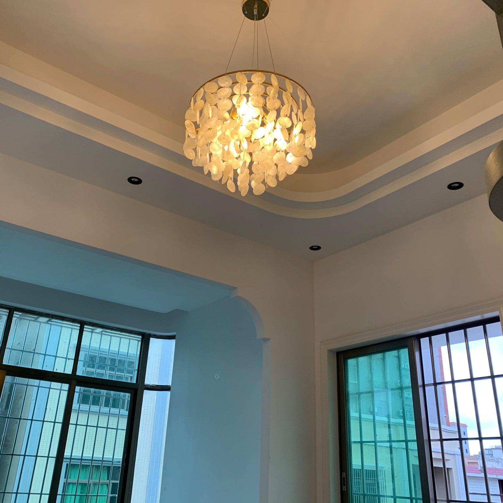 Shell Wind Chime Chandelier - Cueteks