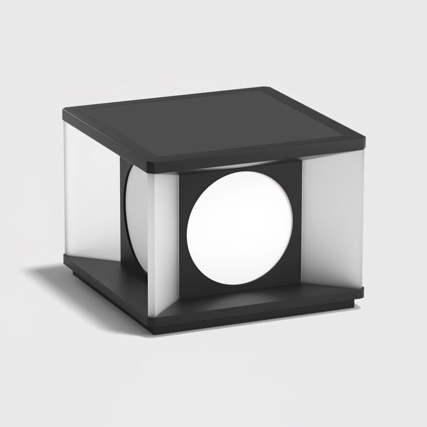 Eclipse Cube Outdoor Post Light - Cueteks