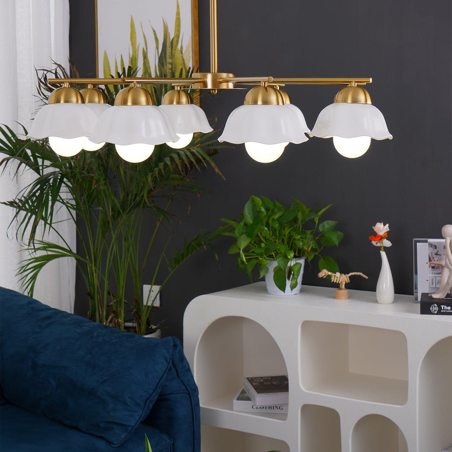 Flower Shade Chandelier - Cueteks