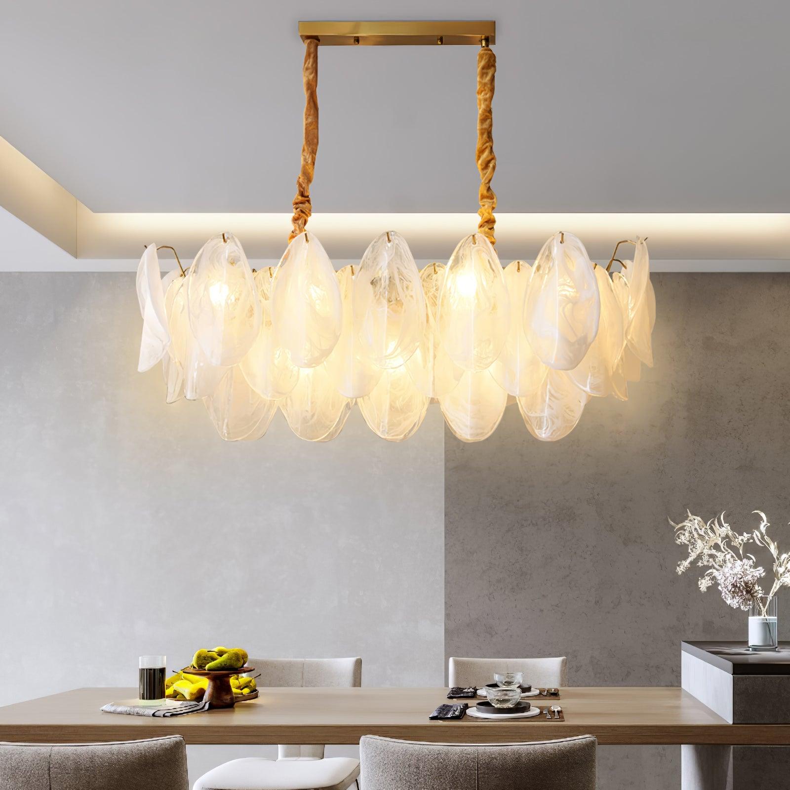 Multi Tier Cloud Glass Pendant Light - Cueteks