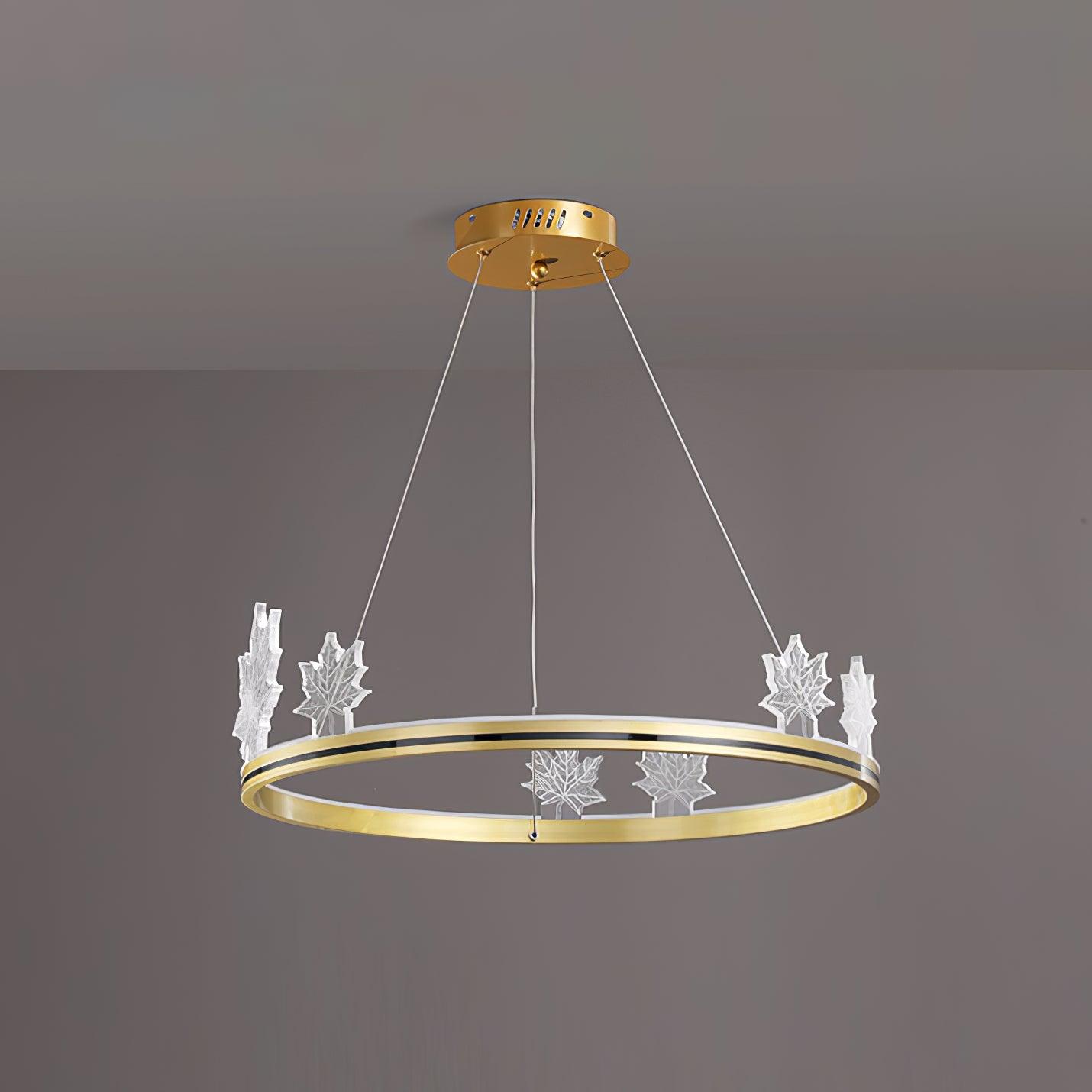 Ion Leaf Chandelier - Cueteks