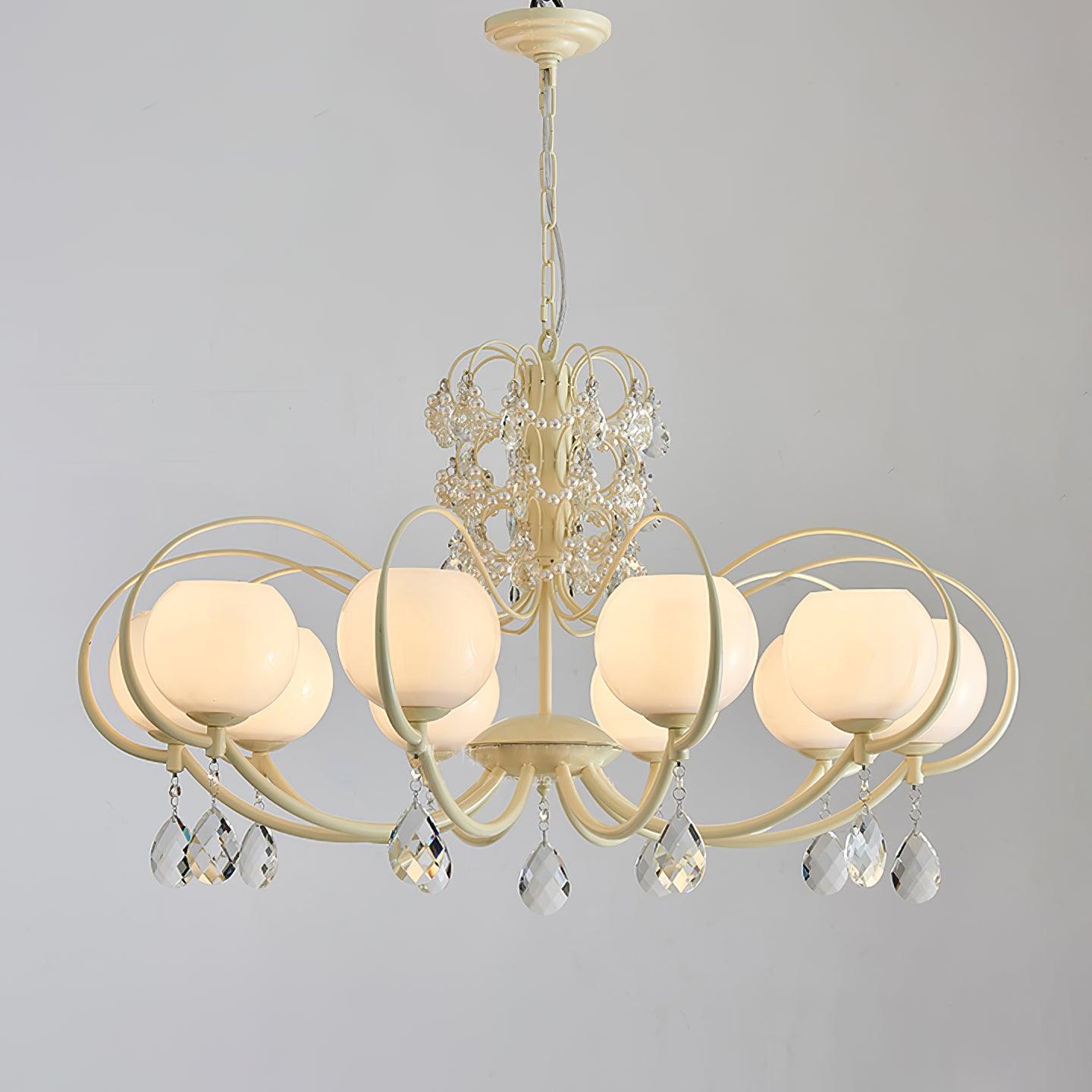 Doria Crystal Chandelier - Cueteks