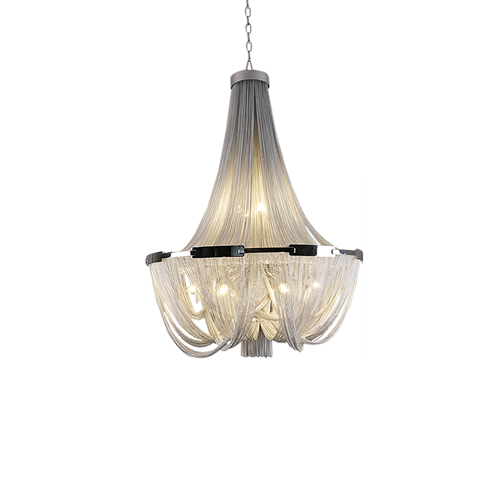 Tassel Aluminum Chain Chandelier - Cueteks