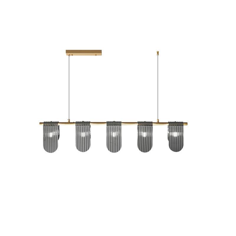 Folioles Brass Chandelier - Cueteks