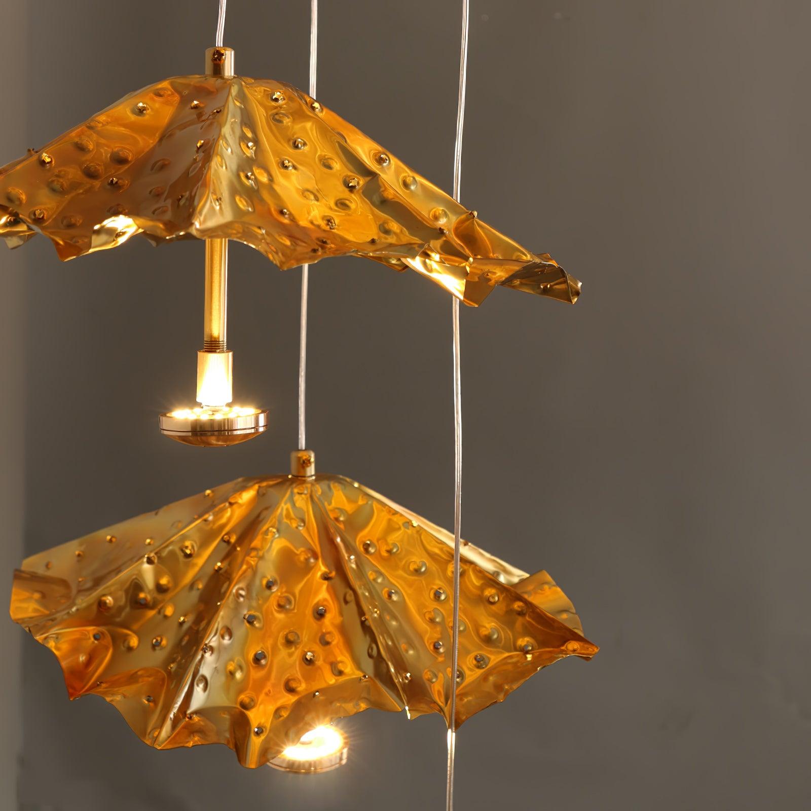 Livra Leaf Chandelier - Cueteks