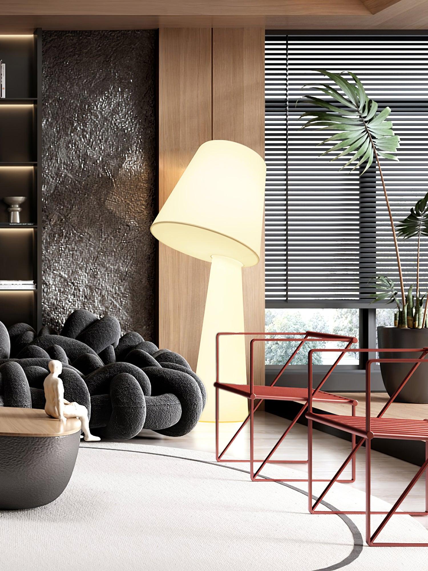 Column Fabric Floor Lamp - Cueteks