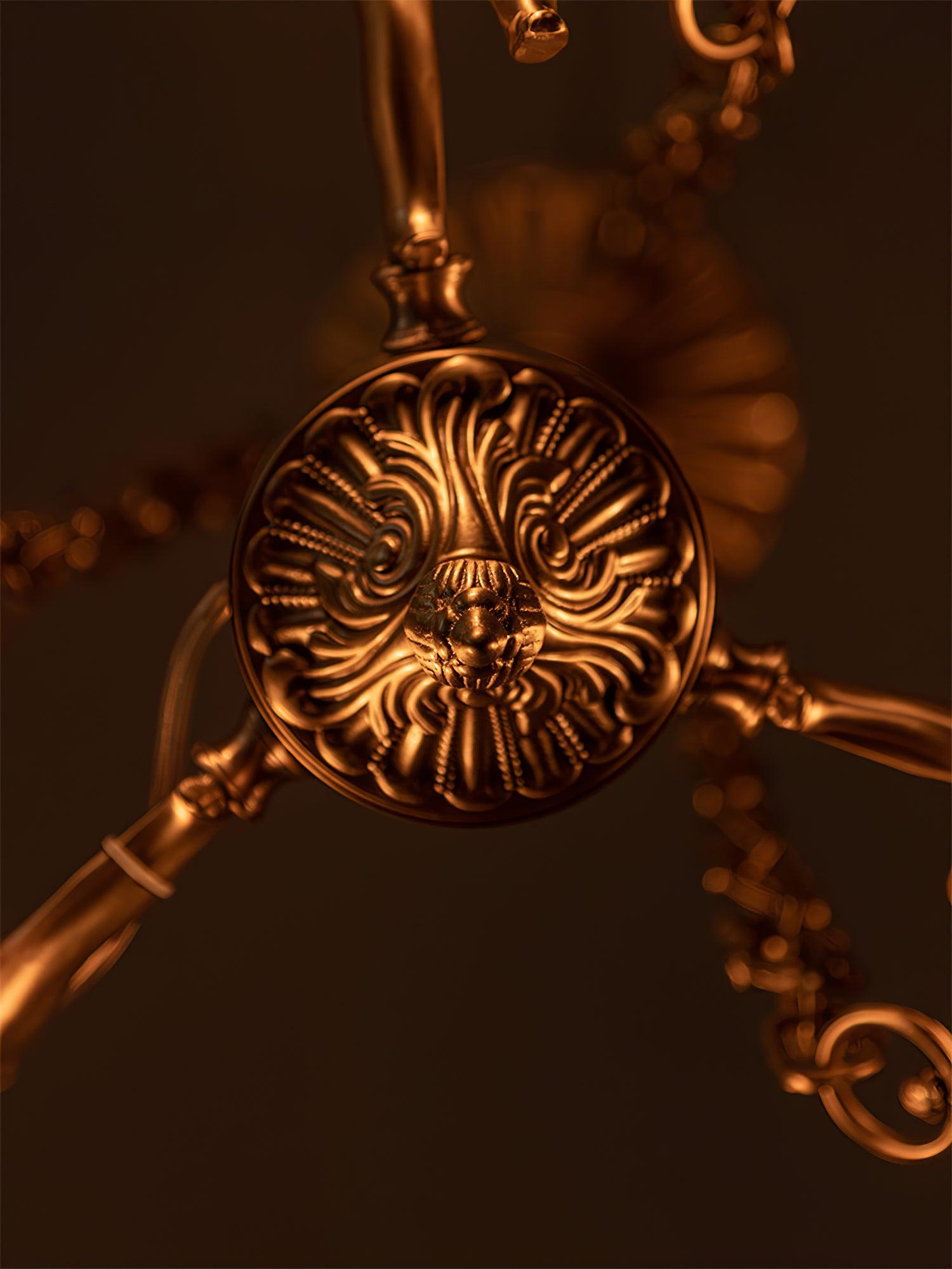 Putti Statuettes Brass Suspension - Cueteks