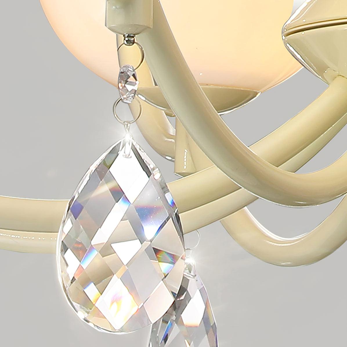 Doria Crystal Chandelier - Cueteks