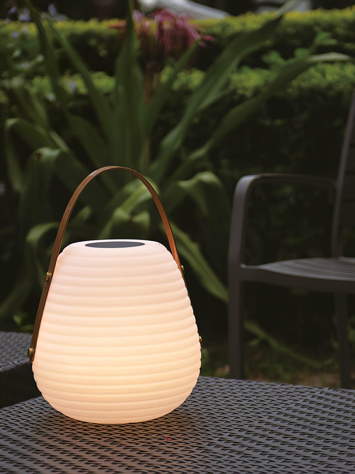 Beehive Solar Lantern Outdoor Lamp - Cueteks