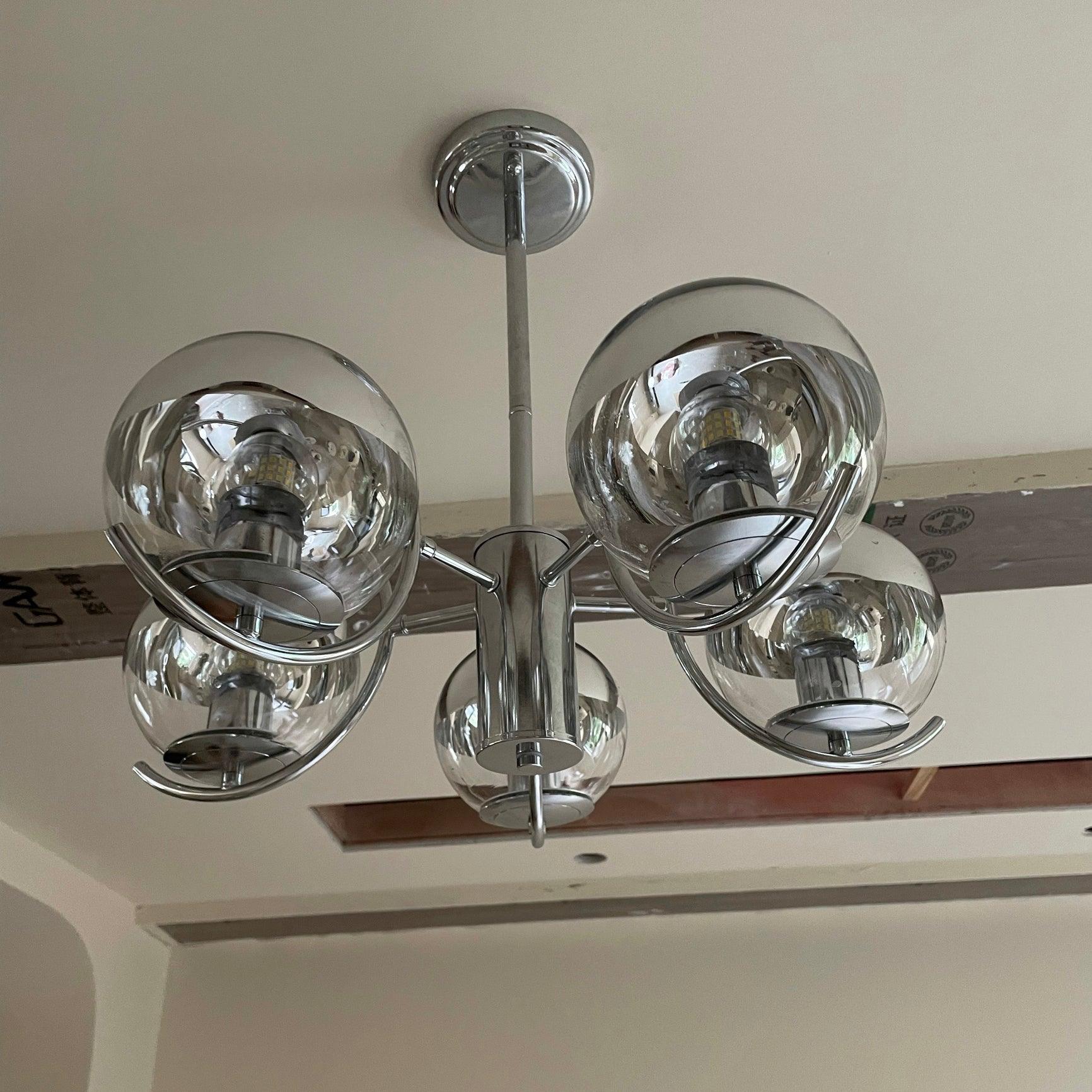 Space Ball Chandelier - Cueteks