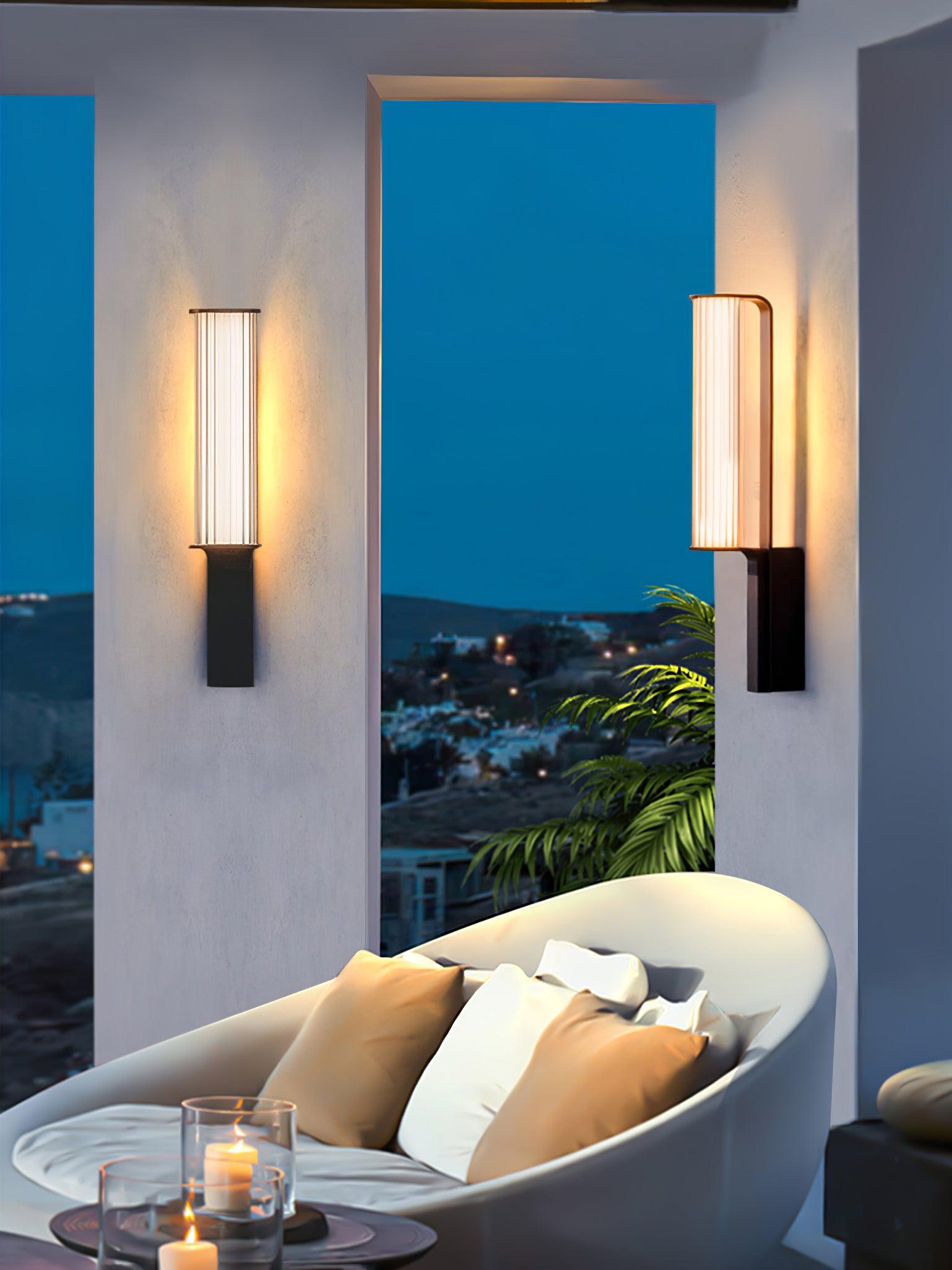 Zenith Arc Outdoor LED Sconce - Cueteks