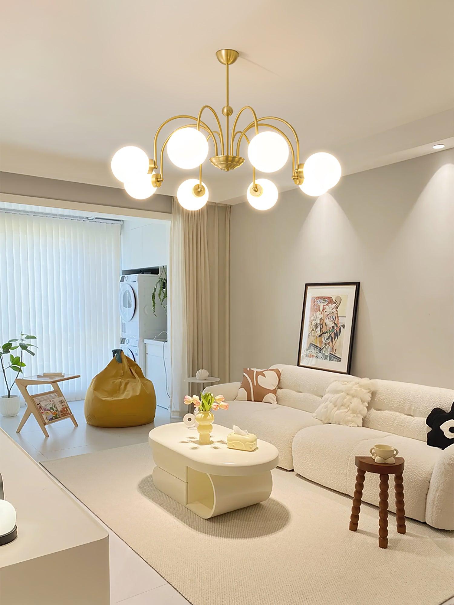Yisu Brass Chandelier - Cueteks